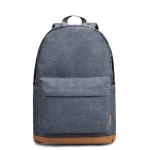 TINYAT Men Male Canvas Backpack Gray Casual Rucksacks 15inch Laptop Backpacks College Student School Bag Backpack Women Mochila