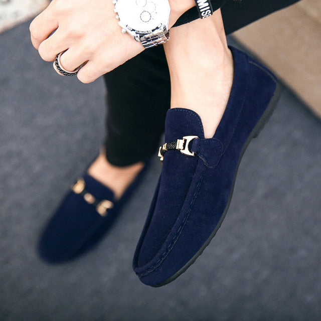 Spring Men Casual Shoes Fashion Peas Driving Male Shoes Adult Lazy Men Sneakers Slip on Flat Man Walking Footwear Big Size