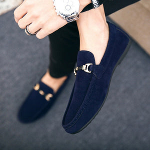 Spring Men Casual Shoes Fashion Peas Driving Male Shoes Adult Lazy Men Sneakers Slip on Flat Man Walking Footwear Big Size