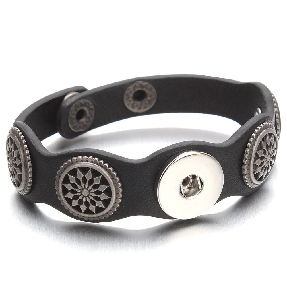 Adjustable Snap Bracelet for man and woman
