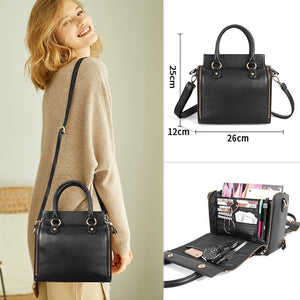 Cobbler Legend Multifunction Large Soft Handbag Genuine Leather Bag Shoulder Crossbody Bag for Women 2019 Ladies Luxury Tote